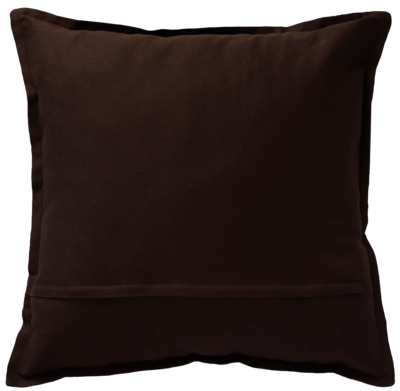 Kussen Canvas dark chocolate 49x49 cm
