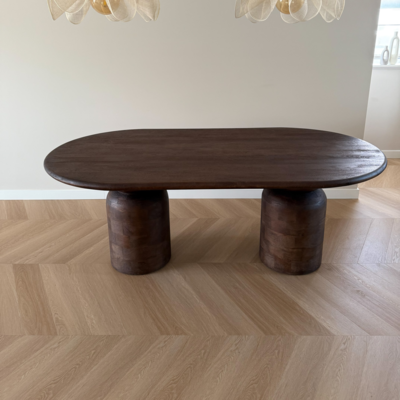 Eettafel Lissabon ovaal 240cm