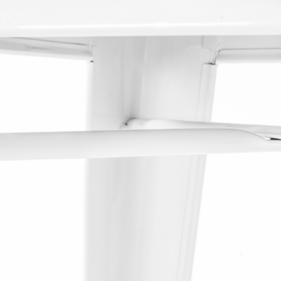 Metalen barkruk Café met houten zitting (zithoogte 65 cm)