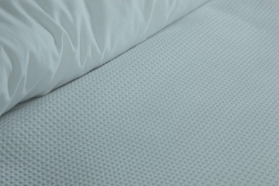 Dekbedovertrek Papillon Mendoza wafelstructuur Licht Groen