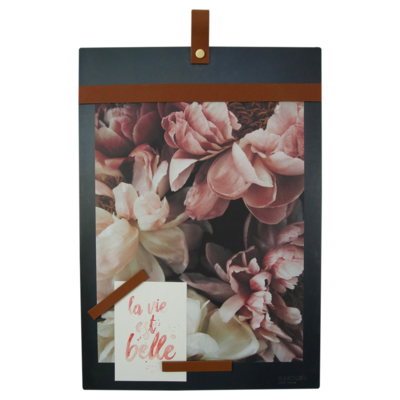 Magneetbord met magneetstrips