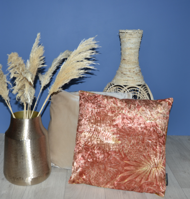 Kussen velvet Ginger bloem