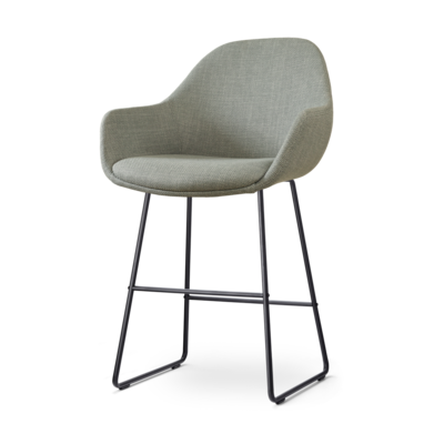 Barkruk Nino-Mae zwart onderstel - 65 cm