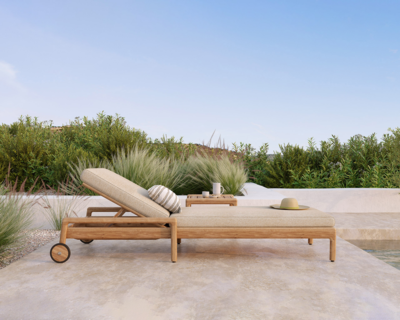 Ethnicraft - Outdoor - Teak Jack adjustable lounger