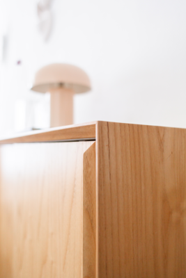 Wandkast Scandinavisch Midcentury hout