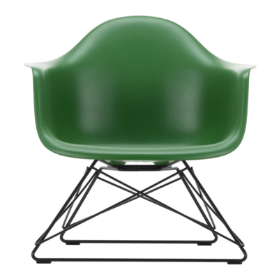 Vitra loungestoel Eames LAR zwart onderstel