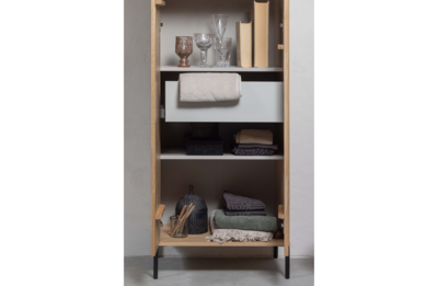 WOOOD Exclusive hoge kast New Gravure - Naturel