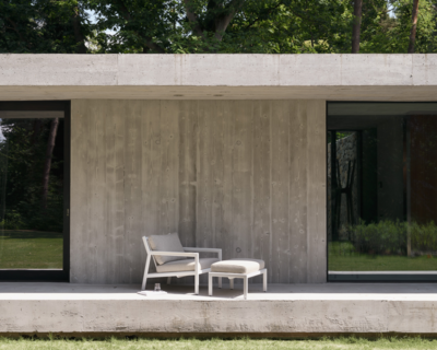 Ethnicraft outdoor loungestoel Jack - wit aluminium