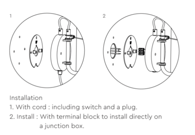 Tonone wandlamp Beads Wall 35 Downlight