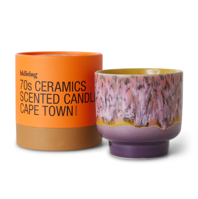 HKliving 70s ceramics scented candle - Cape town