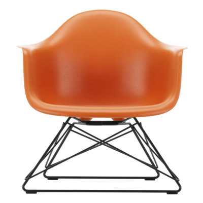 Vitra loungestoel Eames LAR zwart onderstel