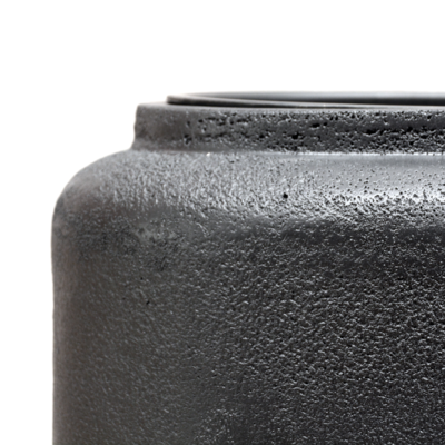 Plantenpot Hobro rough black