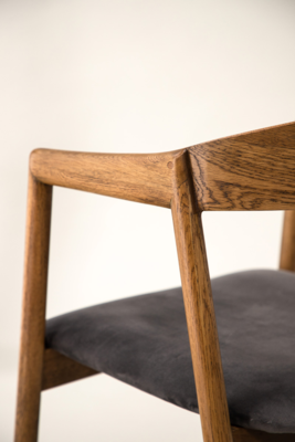 Eikenhouten eetkamerstoel Maja