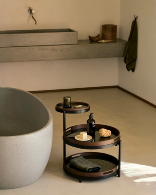 Second Nature glazen dienblad