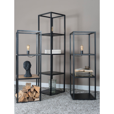 Vloerlamp Vintage Zwart/Zwart