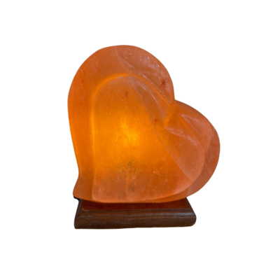 Tafellamp Hart zoutlamp