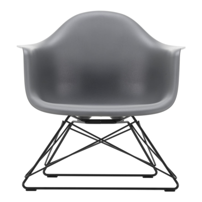 Vitra loungestoel Eames LAR zwart onderstel