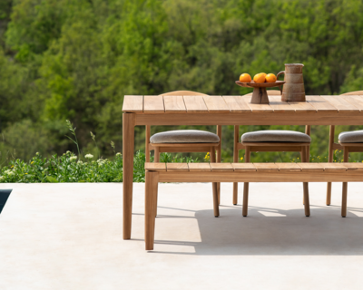 Ethnicraft - outdoor tuinbank Bok