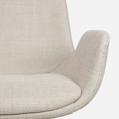 Barkruk Nino-Eef zwart onderstel