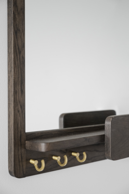 Wandspiegel Inverness donker eiken