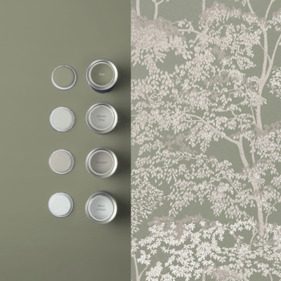 Graham &amp; Brown vliesbehang Idyll Tree Sage
