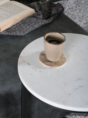 Laptoptafel Mitch Marmer Rond