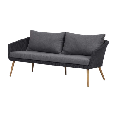 Rotan tuinbank Fien - 3 zits - Met zitkussens