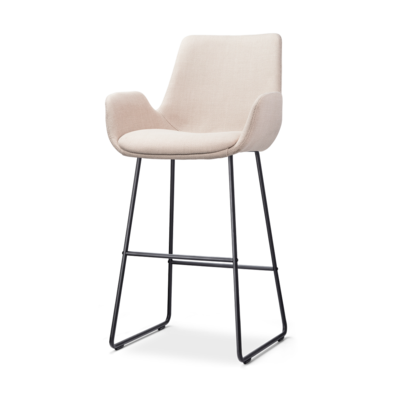 Barkruk Nino-Eef zwart onderstel