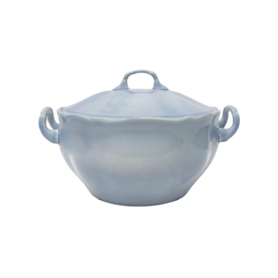 Heritage Dekschaal met deksel 22x11cm - Water Blue