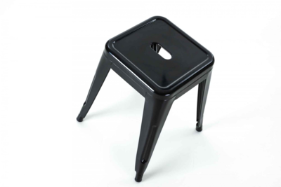 Metalen krukje Café (zithoogte 45 cm)