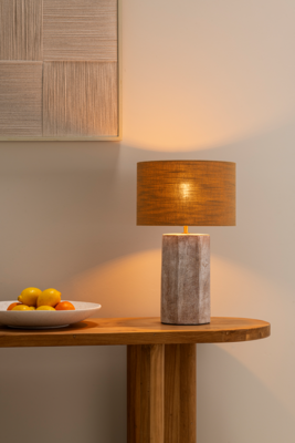 Lampenkap Oslo Linnen mosterd