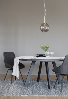 Eettafel Fred rond zwart