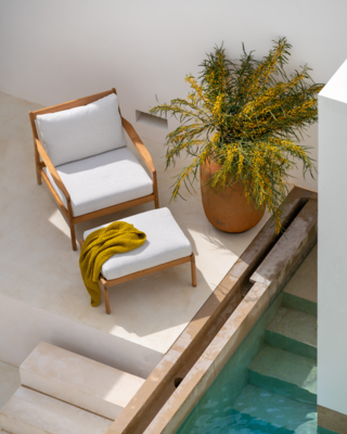 Ethnicraft - Outdoor - Teak Jack footstool