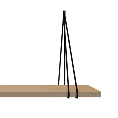 Leren split-plankdragers
