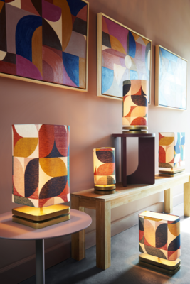 Tafellamp Pizzo medium bronze