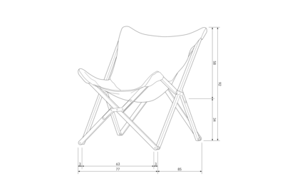 Opvouwbare buitenstoel Lazy Afternoon