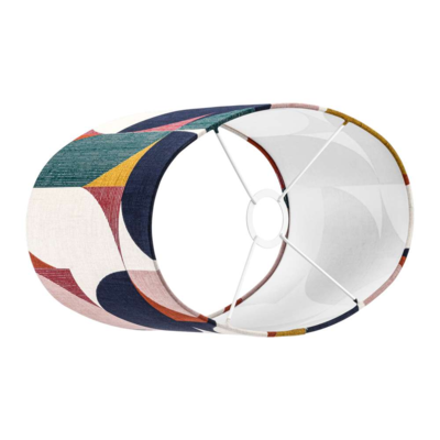 Lampenkap Ovaal Retro color