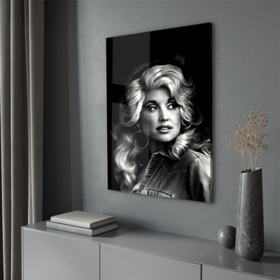 Walljar acrylglas schilderij - Dolly Parton