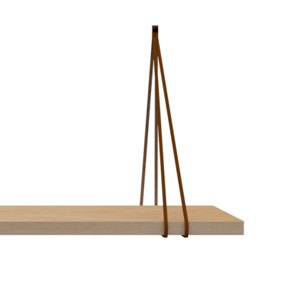 Leren split-plankdragers