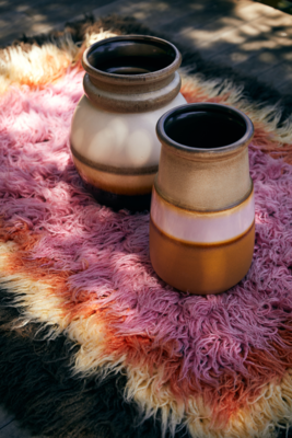 Grand floor vase caramel