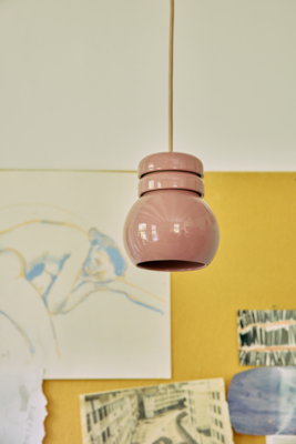 HK bulb lamp blush