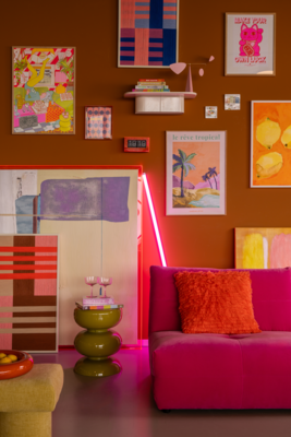 Bijzettafel Mala glossy