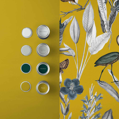 Graham &amp; Brown  vliesbehang  Glasshouse Mustard