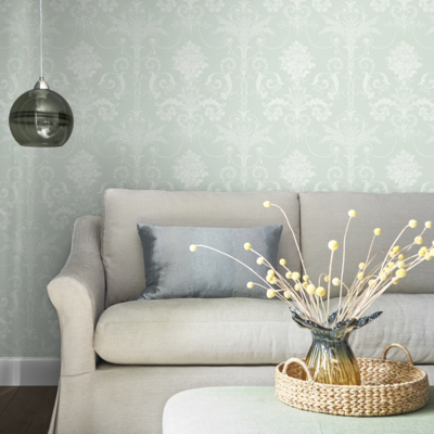 vliesbehang laura ashley josette duck egg