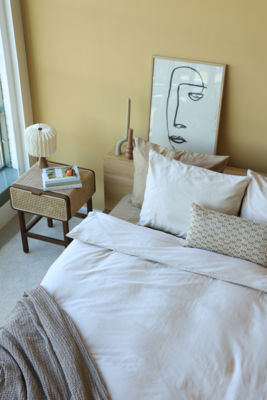 Dekbedovertrek Cotton Satin almond