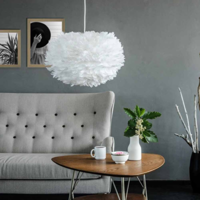 Hanglamp EOS Medium Ø45cm + Koordset wit