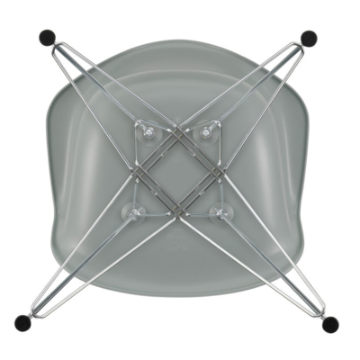 Vitra stoel Eames DAR RE chroom onderstel