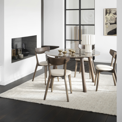 Eetkamerstoel eikenhouten Ami