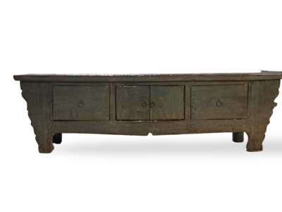 Tv Dressoir groen 4 deur lak uniek