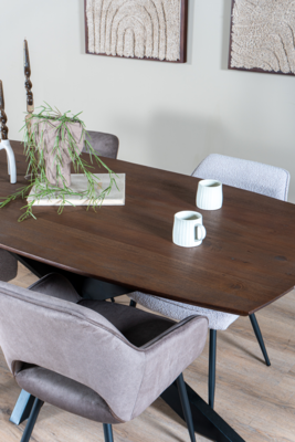 Eettafel Felix - espresso mangohout